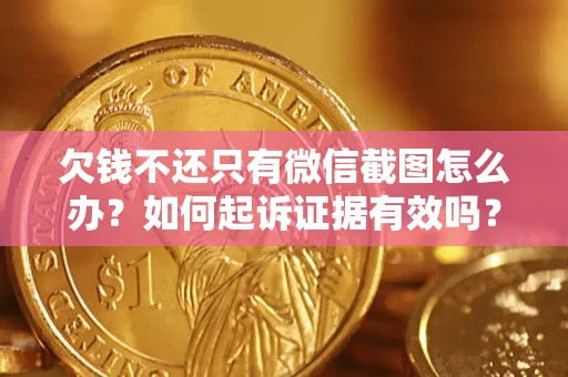 济南欠钱不还只有微信截图怎么办？如何起诉证据有效吗？