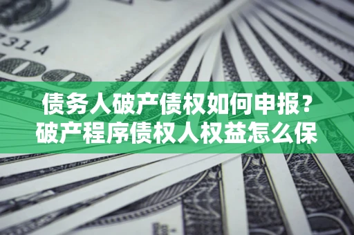 济南债务人破产债权如何申报？破产程序债权人权益怎么保障？