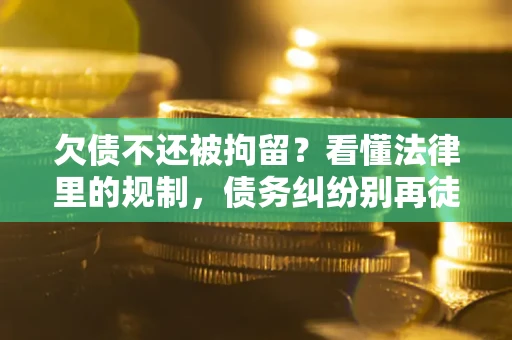 济南欠债不还被拘留？看懂法律里的规制，债务纠纷别再徒劳奔波