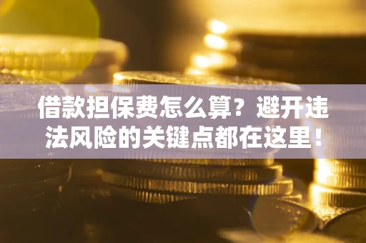 济南借款担保费怎么算？避开违法风险的关键点都在这里！