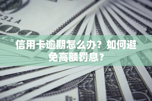 济南信用卡逾期怎么办？如何避免高额罚息？