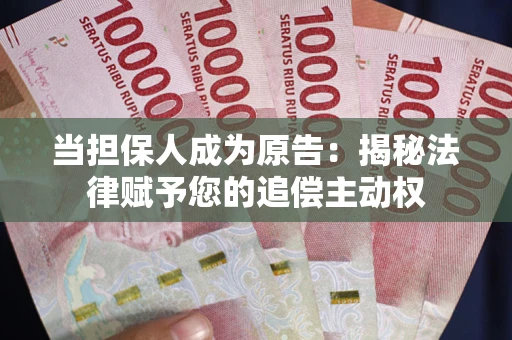济南当担保人成为原告：揭秘法律赋予您的追偿主动权
