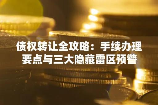 济南债权转让全攻略：手续办理要点与三大隐藏雷区预警